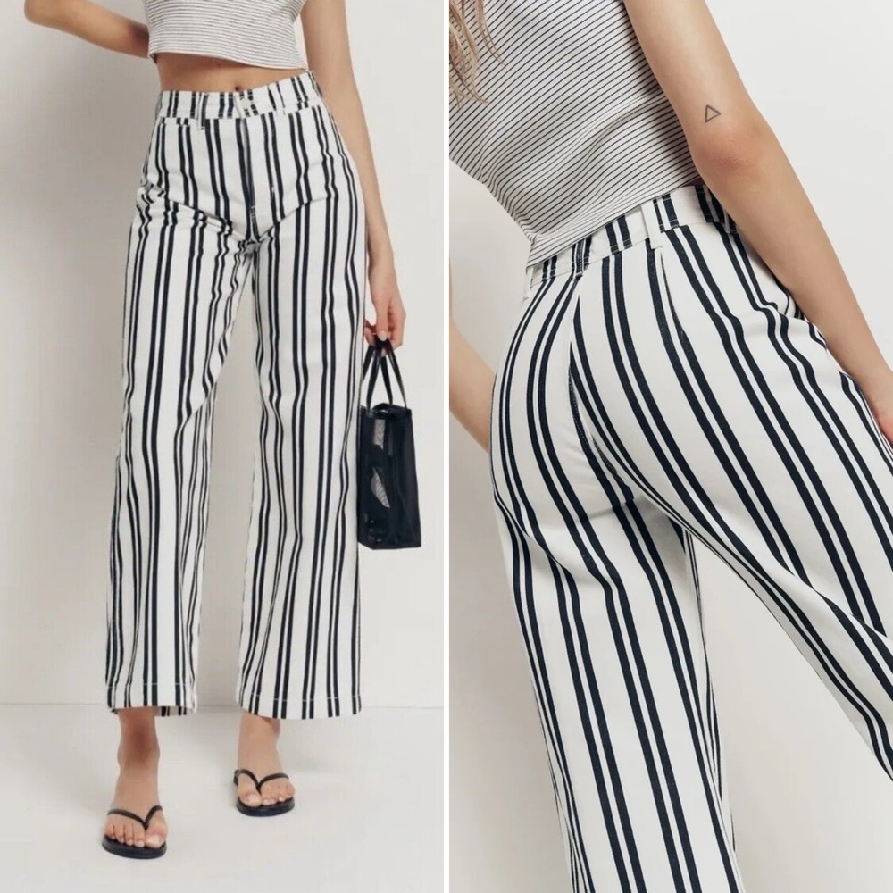 🖤🤍 Reformation Logan Ultra High Rise Wide Leg Jeans